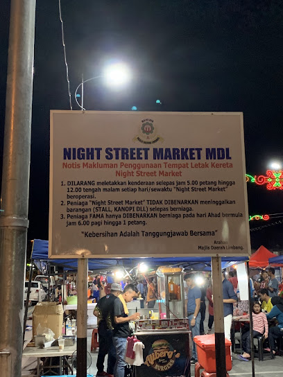Night Street Market Padang Sentral — Limbang, Sarawak
